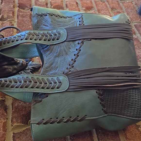 EUC American West Leather Bag - Picture 2 of 16